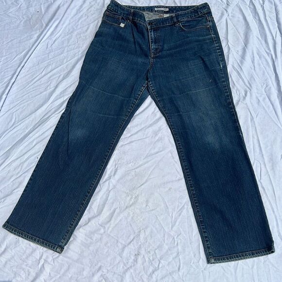 Chico’s Platinum Denim Jeans Size 3 reg - Picture 1 of 9